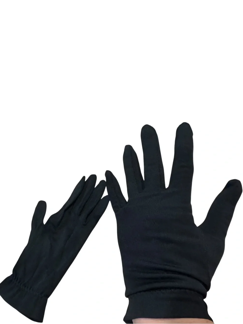 Vintage Classic Black Women's Dress Gloves Sz S